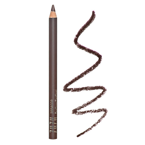 ZUZU LUXE Eye Defining Pencil (Tobacco - Brown), Eyeliner Infused with Jojoba Seed Oil, Super Smooth formula glides on to define eyes.Natural, Paraben Free, Vegan, Gluten-free, Cruelty- free,Non GMO, 0.04 oz..
