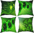 Throw Pillow Covers 20"X20", Happy Saint Patricks Day Clover Decorative Pillow Covers Set of 4