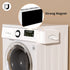 FEMELI Farmhouse Dryer Sheet Dispenser, Magnetic Dryer Sheet Holder for Laundry Room Decor & Organization, Acrylic Fabric Softener Sheets Container Box with Removeable Lid