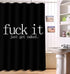 LB Fuck It Get Naked Shower Curtain Funny Quotes Black and White Shower Curtains for Adults Men Women Bathroom Decor with 12 Hooks 72x72 inch Waterproof Polyester Fabric