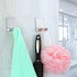 Razor Holder for Shower, Shaver Holder Hanger Wall Adhesive Shower Hooks Stand Stainless Steel Utility Hook Bathroom Kitchen Organizer-4 Packs