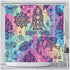 Finish It! 72 inch X 72 Inch Premium Bohemian Rainbow Shower Curtain Helps Create a Beautiful Secret Boho Spa Space in Your Bathroom