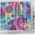 Finish It! 72 inch X 72 Inch Premium Bohemian Rainbow Shower Curtain Helps Create a Beautiful Secret Boho Spa Space in Your Bathroom