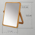 Vertical Wood Vanity Table Mirror Stand Makeup Mirror Swivel at Multiple Angles for Bedroom Living Room and Makeup Desk