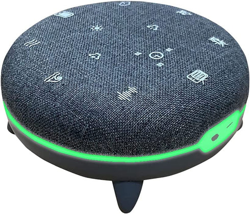 TIMIX White Noise Machine with Bluetooth Speaker 5.0 | Rechargeable Sound Machine for Sleeping Adults Baby | Night Light | Auto-Off Timer | Natural Sound for Home Outdoors Travel