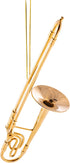 Broadway Gifts Gold Trombone Christmas Tree Ornament Decoration 4 inches