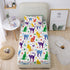 Cartoon Cat Bed Fitted Sheets, Butterfly Cat Sheet Set for Kids Girls Boys Teens, Twin Fitted Sheets 2 Pack Animal Pet Kittens Bedding Decor Set Soft Microfiber Sheet Set