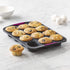 Trudeau Silicone Muffin Pan, 12 Cavities, Fuchsia (Model: 05115197KR)