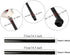 GEBDSM 8 Pcs Vacuum Attachments, 1 1/4" Vacuum Cleaning Tools Kit for Shop Vac Accessories with 32mm/ 1.25" Extension Wands and Hose Adapter