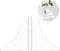 Tiga 2 Pieces Bathtub Shower Splash Guard, Bathroom Bath Tub Splash Guards with 3M Super Viscose, Perfectly Matched to Shower Curtain Weights