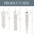 MIPON 3Pcs Macrame Dream Catcher, Handmade Woven Boho Tapestry, Chic Bohemian Home Decor Wall Hanging Sun & Moon & Star Decoration Craft Gift