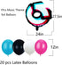 TIK TOK Birthday Party Decorations Kit,TIK TOK Party Supplies,Music Party. Included Happy Birthday Banner, Foil balloons,Latex Balloons and paper tissue pom poms for Boys Girls