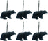 Black Bear Lodge Shower Curtain Hooks Set of 12 Black Bear Lodge Shower Curtain Rins Set of 12