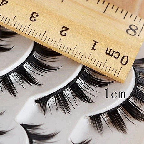 DSLONG 5 Pairs False Eyelashes Japanese Style Makeup Thick Eyelash Extension ,cosplay Makeup Eyelashes,reusable Lashes Eye Makeup Tools