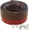 Twin Draft Guard 60322 Under Door Sweep Draft Stopper, Brown