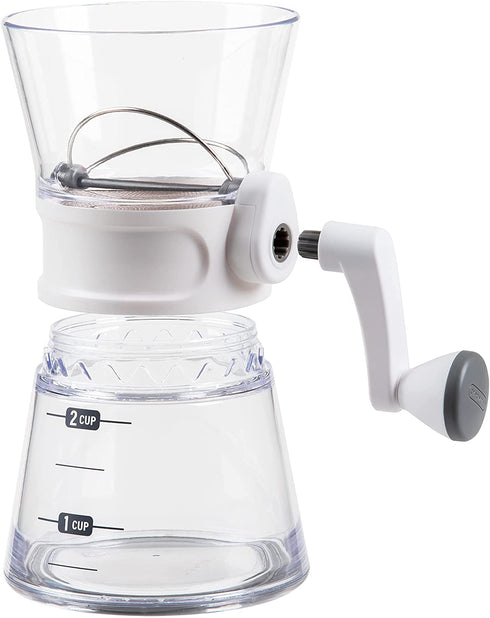 Prepworks 2 to 1, Double Volume Quick Sift Flour Sifter For Baking, 2 Cup