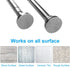 TEECK Tension Curtain Rod, 26-39 Inches Spring Tension Rod, Premium Stainless Steel, Anti-Slip, No Drilling, No Rust, Never Collapse, for Windows, Doorways, Shower, Easy to use