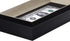 Space Art Deco, Black Dollar Bill/License Holder Frame with Silver Beveled Edge with Black Mat, Tempered Glass - Easel Stand/Wall Mount - Sawtooth Hangers (Black/Silver, 1-Pack)