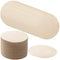 600 PCS Unbleached Coffee Filters, Replacement Round Coffee Filters, Disposable Paper Filters Compatible with Aerobie Aeropress Coffee Filter and Espresso Maker