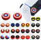 for PS5 PS4 PS3 Xbox 360 Xbox One Switch Pro Wii u Controller Silicone Thumb Grip Cap Joystick Thumbstick (Spider-Man)