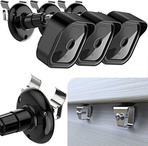 Blink Outdoor Vinyl Siding Mount with Waterproof Case, No-Hole Needed Mounting Bracket and Full Weather Proof Cover for All-New Blink Outdoor Security Camera System(3 Pack)