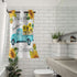 WARM TOUR Window Curtain Panel Blue Truck with Sunflowers Printing Decor Durable Drapes for Bedroom Kitchen Living Room Farm Country Theme 52×36Inch