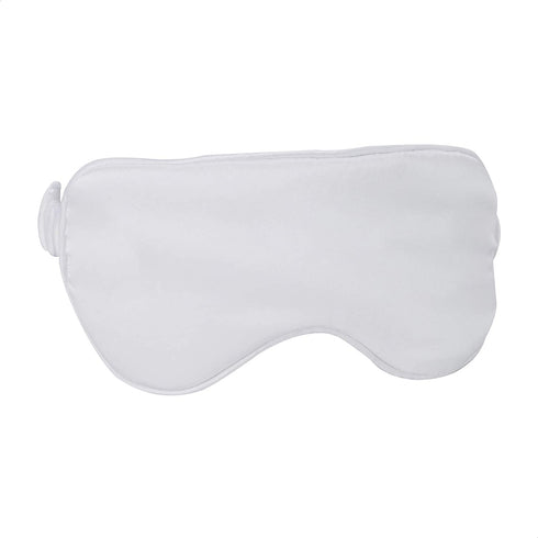 Amazon Basics 100% Mulberry Silk Sleep Set for Hair and Skin with Pillowcase, Eye-Mask and Travel Pouch - Dual Side 19 Momme Silk, White, Standard, Sleep Set