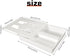 Under Desk Drawer Organizer, Self-Adhesive Desk Drawer Organizer, Slide-out, Hidden Desk Storage Organizer for Office School Home Desk