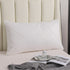 CAWANFLY Pack of 2 White Pillow Shams Standard Size Bedding Pillow Covers with Envelope Closure, Bed Pillowcase with Crisscross Diamond Lattice Pattern (20x26inches)
