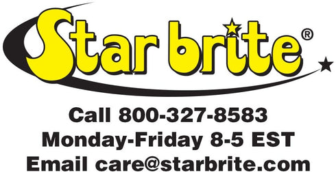 Star brite Standard 8" Brush Head - Dual Connections Fit Either Standard 3/4" Threaded Poles or Extend-A-Brush Handles