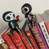 Sugar Skull Couple Statue, Sugar Skull Figurine, Resin Crafts Cute Statue Skull - Resin Skull Statue Home Decor, Adorable Skull Sculpture Memorial Statue Halloween Skull Statues Gifts (C)