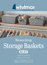 Whitmor Woven Strap Storage Baskets S/3-Gray