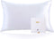 ZIMASILK 100% Mulberry Silk Pillowcase for Hair and Skin Health,Soft and Smooth,Both Sides Premium Grade 6A Silk,600 Thread Count,with Hidden Zipper,1pc(Standard 20''x26'',White)