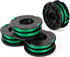 THTEN DF-080 String Trimmer Spools Compatible with Black Decker GH1100 GH1000 GH2000 Electric String Grass Trimmer Lawn Edger DF-080-BKP 30ft 0.080" Dual Auto-Feed Spool 4 Pack