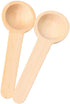 RDEXP Small Wooden Salt Spoons for Spice Jars Seasoning Honey Coffee Set of 50