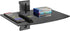 WALI Floating Entertainment Center Shelves, Holds Up to 17.6lbs, TV Shelf with Strengthened Tempered Glasses for DVD Players, Cable Boxes, Games Consoles, TV Accessories (CS201B), 1 Shelf, Black