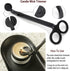 YONUFI Candle Snuffer, Candle Wick Trimmer Wick Dipper with Tray 4 in 1 Candle Accessory Set (Black)