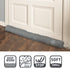 Simply Genius Door Draft Stopper 36: Draft Guard, Draft Blocker for Interior, Bottom of Doors, Under Window, Garage, Fireplace, Energy Saver, Soundproof Room Bottom Door Seal
