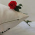 FIBEROMANCE Valentines Pillow Covers 18 x 18 Inch Load of Flower Car Bicyle Be Mine Decorative Cushion Cases Pillow Case for Sofa Couch Bedroom Car Spring Home Decor Cotton Square Pillowcase Set of 4