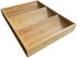 Simhoo Bamboo Spice rack In-Drawer Kitchen Cabinet Spice 18 Bottle Holder Tray for Storage/Organizer 3-Tier Insert