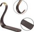 Party Decor&crafts Bronze Christmas Stocking Hangers for Mantle Set of 4 Anti-Slip Stocking Hooks for Fireplace- Stocking Holders for Fireplace New Year Christmas Party Decor (S-Bronze, 4)