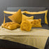 JWH Handmade 3D Sunflower Throw Pillow Covers Decorative Round Flower Accent Pillow Cases Yellow Aesthetic Cushion for Couch Bed Bedroom Home Living Room Farmhouse Decor Gold Cute Shams 12 Inch