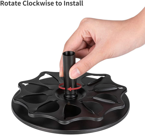 Flagship Coffee Pod Holder Carousel 3 Tier for Vertuo Pod Holder Metal DIY Install Small for Vertuo Pod Stand (30 Pods Capacity)