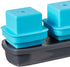 Tovolo King Cube Ice Mold System, Crystal Clear Seamless 2 Inch Cubes for Whiskey Cocktails & More - Set of 4 Molds