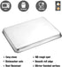 Wildone Baking Sheet Set of 2 - Stainless Steel Cookie Sheet Baking Pan, Size 12 x 10 x 1 inch, Non Toxic & Heavy Duty & Mirror Finish & Rust Free & Easy Clean