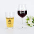 I Said Yes, That's What She Said Wine Glass and Beer Glass Set for Him Her Couples Newlyweds, Novelty Wine Gift for Engagement Proposal Valentine's Day Wedding Bridal Shower, 15Oz (Set of 2)