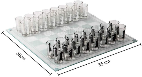 Drinking Shot Glass Chess Set
