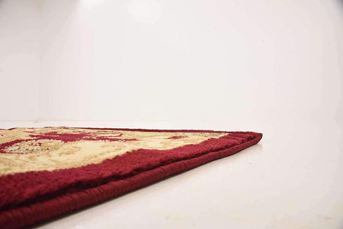 Unique Loom Versailles Collection Traditional Classic Floral Motif Area Rug (2' 2 x 3' 0 Rectangular, Burgundy/ Ivory)