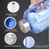 Half Gallon Water Bottle, 84oz Water Bottle BPA Free Dishwasher Safe Hydration with Motivational Time Mark Leak-Proof 2.5L Water Bottle for Camping Workouts