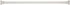 Amazon Basics Tension Curtain Rod, Adjustable 36-62" Width - Nickel, Bell Finial